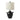 20" Black Table Lamp with Shade
