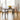 5 Piece Metal and Wood Modern Dinning Table Furniture Set for 4