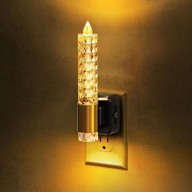 LED Night Light Flameless Candle Night Light Plug Into Wall