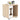 Dog Bed Side Table Wooden Dog Condo with Bone-shape Window and