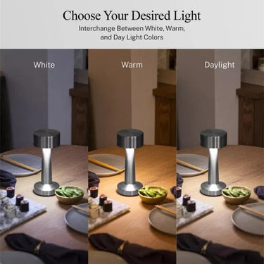 Rechargeable Touch Dimming LED Table Lamp – Portable