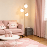 Modern Gold 3-light Floor Lamp Tree Standing Lamp with Globe