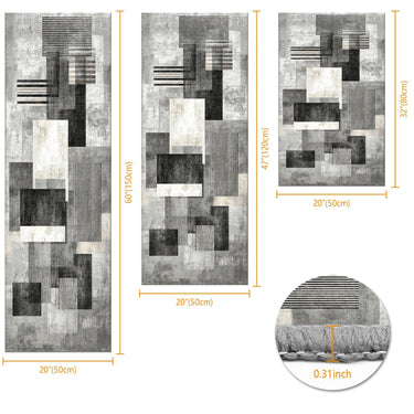 Three-piece Kitchen Rug Set