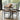 5 Piece Metal and Wood Modern Dinning Table Furniture Set for 4