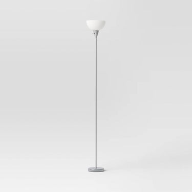 Black Torchiere Floor Lamp