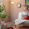 Black Torchiere Floor Lamp