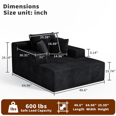 64.96-inch Recliner