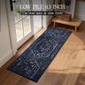 Kitchen Rug Sets of 3 Navy Boho Washable Non Slip Kitchen Mats for
