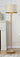 63.25-inch Perspicio Solid Crystal Orb Gold Column Floor Lamp