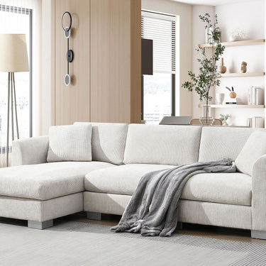 96*56" Modern Cloud Sectional Sofa