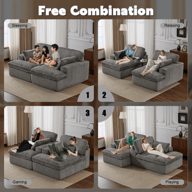 Double Chaise Lounge Chair
