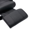 Faux Leather Manual Recliner,Adjustable Swivel Lounge Chair with Footrest,Can Rotate 360 Degrees,L-right Angle Curved Wooden Frame, Armrest and Wrappe